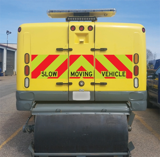 Moving vehicle reflective vinyl stickers