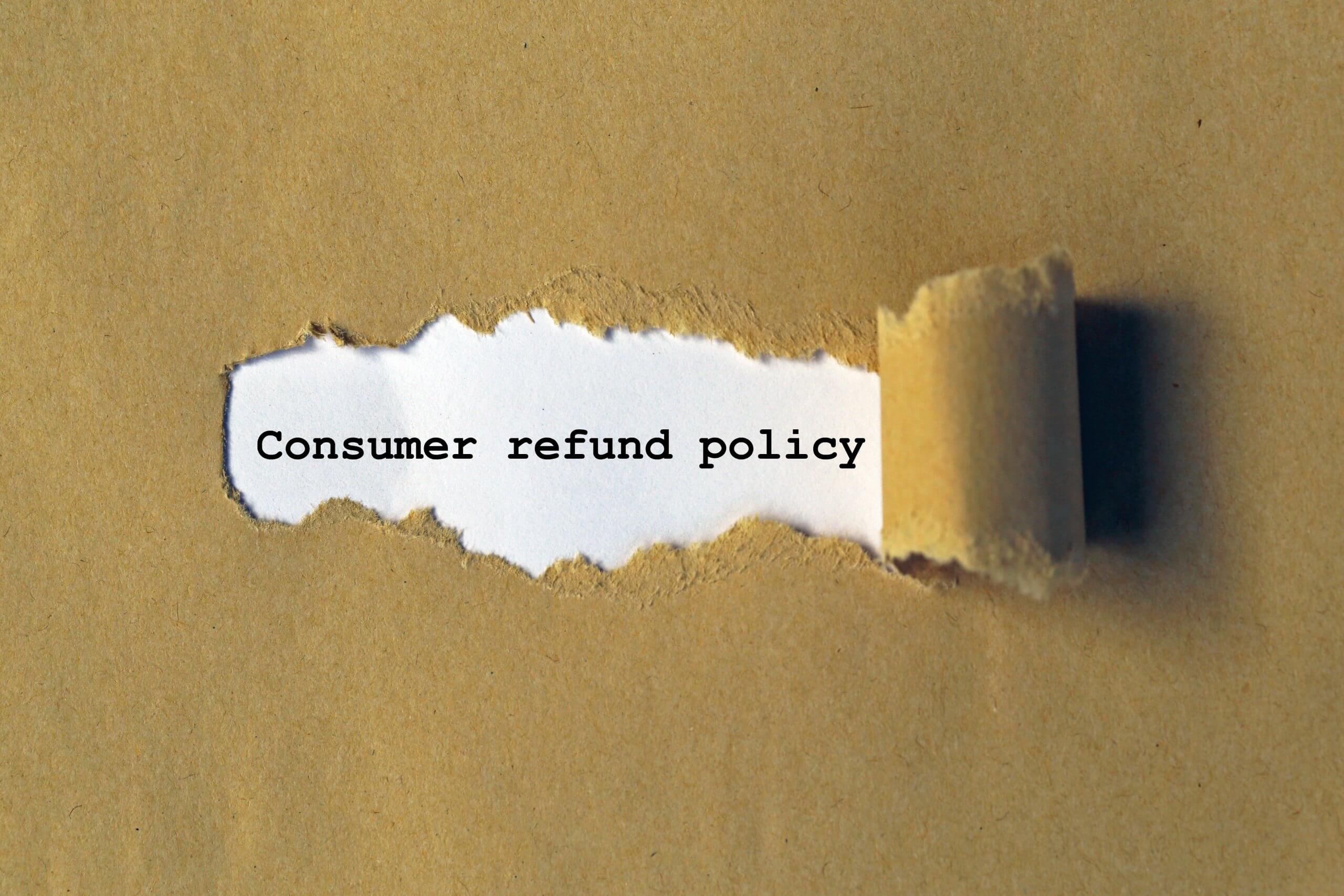customer returns and refund policy